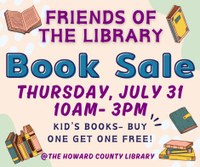 Friends of the Library One Day Book Sale!