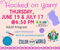 Hooked on Yarn- Adult Program