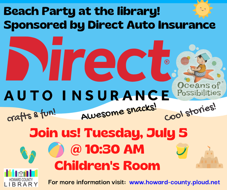Beach Party sponsored by Direct Auto