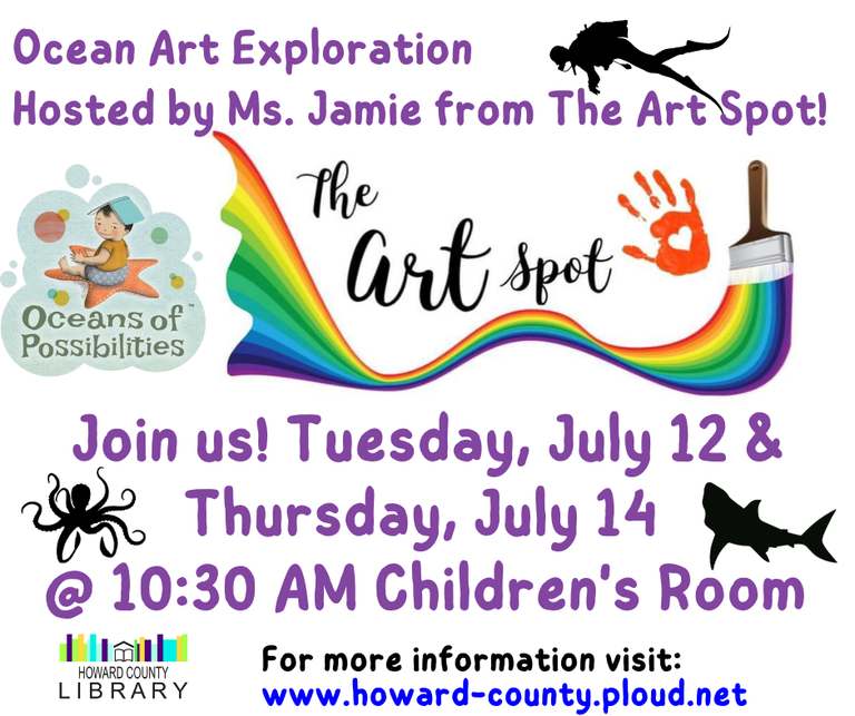 Art class hosted by Ms. Jamie from The Art Spot