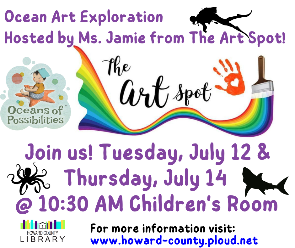 Art class hosted by Ms. Jamie from The Art Spot