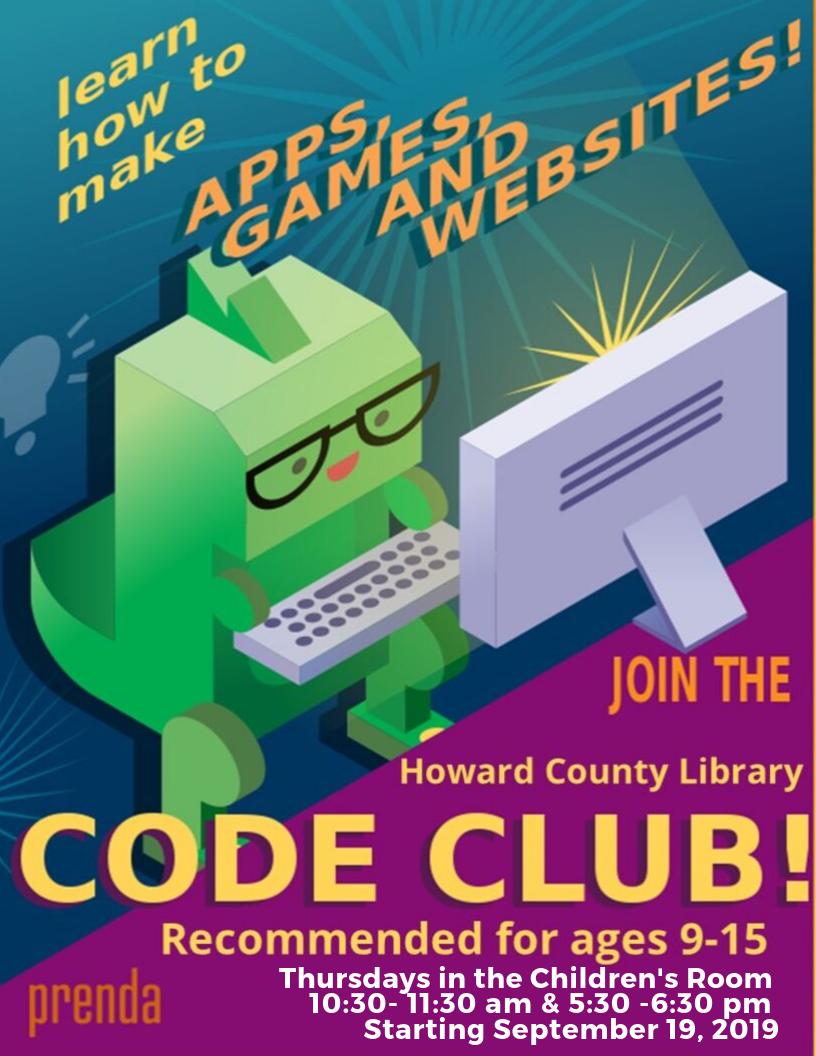 Join Us For Code Club!
