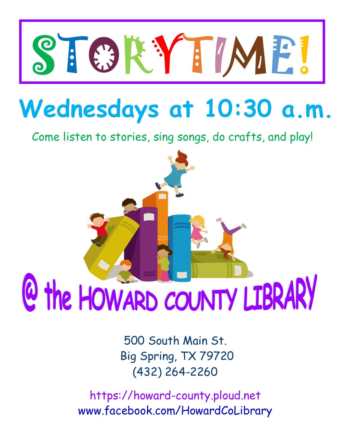 Story Time — Howard County Library