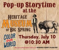 Pop Up Storytime at The Heritage Museum