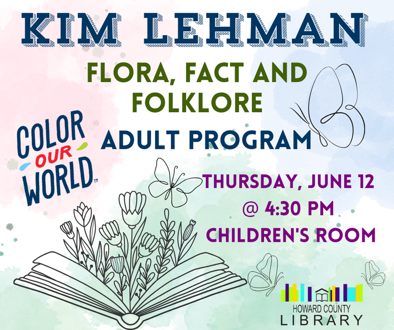 Storyteller Kim Lehman- Adult Program Storyteller Kim Lehman- Adult Program